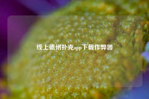 线上德州扑克app下载作弊器