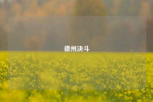 德州决斗